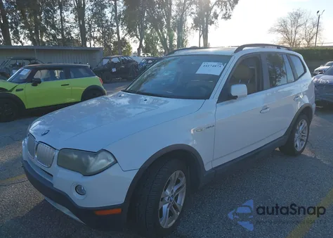 2007 BMW X3 3.0Si z USA, uszkodzony, nr VIN WBXPC93457WF20393